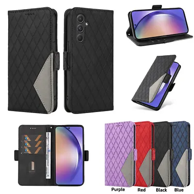 For Samsung Galaxy A55 A35 A25 A15 Luxury Fashion Leather Wallet Cell Phone Case • $10.04