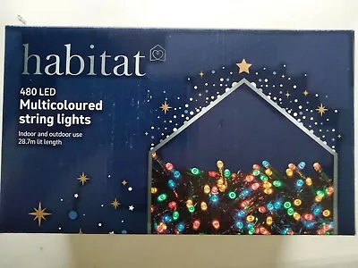 Habitat 480 Multicoloured Multifunctional LED Lights -33.7m • £23.07