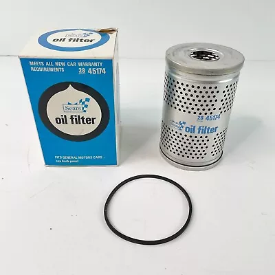 Sears 28 45174 Vintage Engine Oil Filter NOS General Motors Camaro Chevelle • $12.87