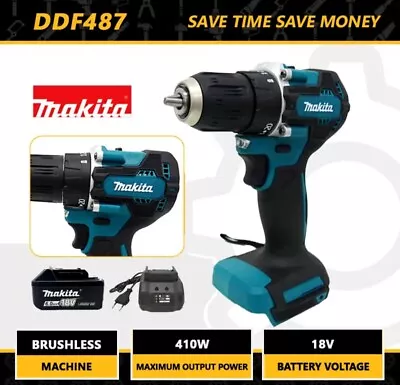 Makita 18V Cordless Hammer Driver Drill (XPH12Z) (Tool Only) • $94.98