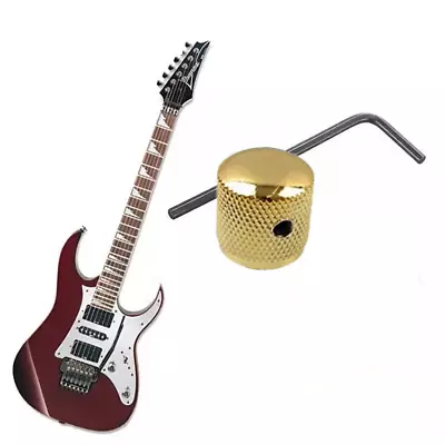 Quality Metal Domed Knurled Volume Tone Knob For Electric Guitar Bass + Tool Kit • £2.58