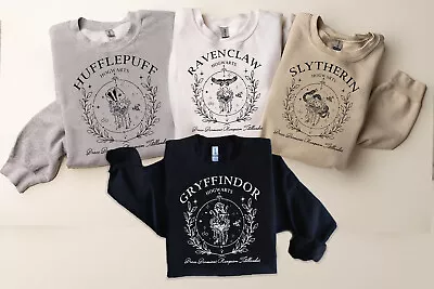 Wizard House ShirtsSlytherin ShirtWizarding World  Hogwarts House Sweatshirt • £14.99