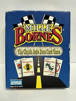 Vtg Mille Bornes Card Game The Classic Auto Race 1998 BOX OPEN BUT CARDS SEALED • $19.99