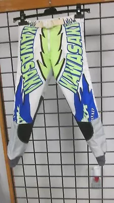 NOS Vintage Made In USA Racing Competition Motocross VMX Kawasaki Boy's Pants • $69.99