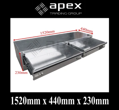 $500 • Buy Brand New Aluminium Plate Tool Box Toolbox Drawers - Ute Truck Car Storage- 1524