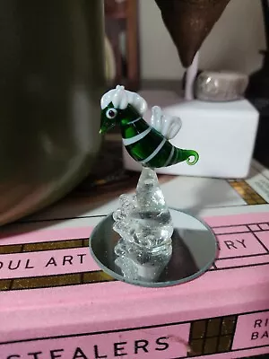 £11.99 • Buy Vintage 90's Stunning Curiosity Miniature Pirelli Murano Glass Figure Sea Horse 