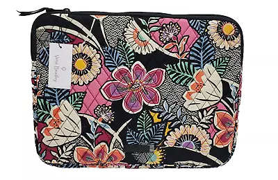 Vera Bradley Padded / Quilted Laptop Sleeve Up To 14” KAUAI FLORAL NWT RV$59 • $23.95