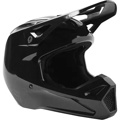 NEW Fox V1 Solid Black Motocross Dirt Bike Helmet • $199