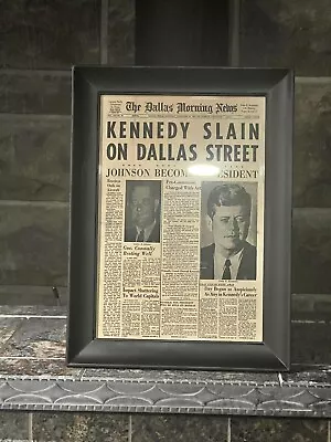 $150 • Buy Kennedy,JFK, Slain,President Assassinated,Dallas Morning News, November 23,1963.