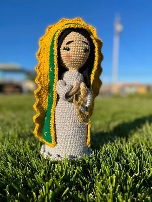 Crochet Virgencita. Lady Of Guadalupe • $90