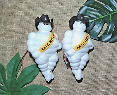 2 X 8  Michelin Man Doll Figure Bibendum Advertise Tire Collectibles Truck Car • $53.45