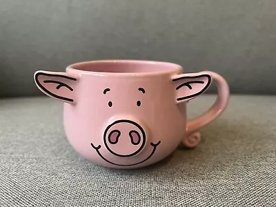 M&S Marks & Spencer Pink Percy Pig Face 3D Coffee Mug / Tea Cup  • £14.99