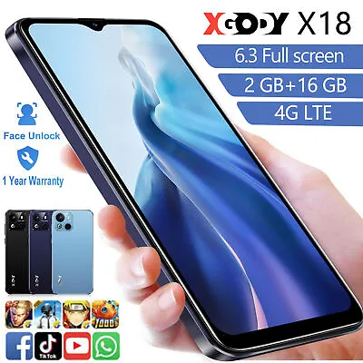 Android Phone Mobile XGODY 4G 6.3 Inch Dual Sim 4000mAh Unlocked Smartphone AU • $102.99