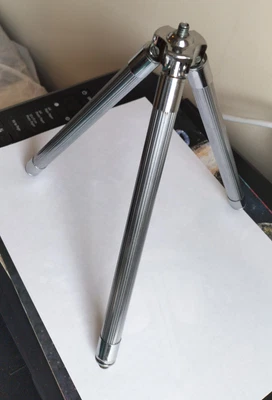 £16 • Buy Vintage Chrome Tri-Pod Stand Height 240cm Folded