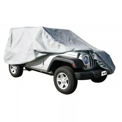 Rampage 1201 Gray 4 Layer Car Cover 1976-2006 Jeep CJ & YJ TJ Wrangler • $89