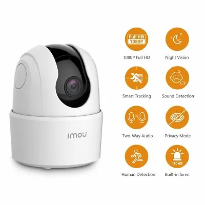 £23.99 • Buy Imou Indoor Wi-Fi IP Security Camera 1080P FHD PTZ Wireless Camera Baby Monitor