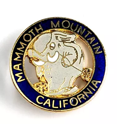 VTG Mammoth Mountain California Ski Resort Enamel Pin Travel Skiing Souvenir '79 • $15.29