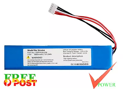 $30.80 • Buy Battery For JBL Xtreme Speaker 5000mAh GSP0931134 FREE SHIP