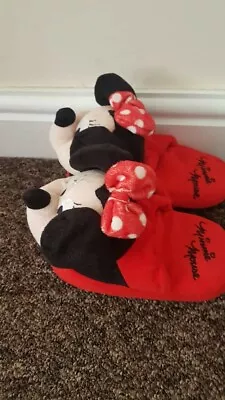 Unisex Childrens Kids Disney MICKEY MOUSE Stompeez Slippers – Size 6-8 Yrs  • £5.99