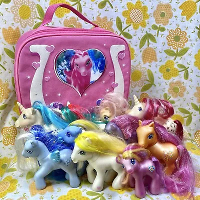 Vintage Pink My Little Pony Case With Ponies Lot • £189.99