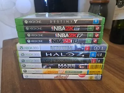 Xbox 360 & Xbox One - Games Bulk Bundle. VGC All W/ Manuals.  • $40