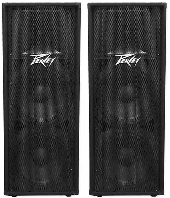 NEW PEAVEY PV 215 -1400w Dual 2 X 15  Passive PA Speakers -2 (Pair) *PICKUP ONLY • $739