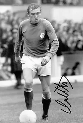 Colin Stein Signed 6x4 Photo Glasgow Rangers Scotland Genuine Autograph + COA • £9.99