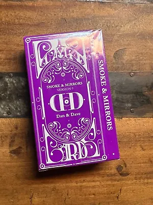 Smoke & Mirrors V9 Deluxe Edition Purple Playing Cards By Dan And Dave3️⃣4️⃣💎 • $32.99