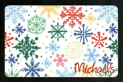 MICHAELS Colorful Snowflakes 2021 Gift Card ( $0 ) • $2.50