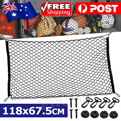 Car Net Large Boot Cargo Trunk Luggage Tidy Organizer Storage Universal MEL • $12.45