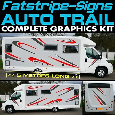 To Fit AUTO TRAIL MOTORHOME GRAPHICS STICKERS DECALS CAMPER VAN CONVERSION • £149.99