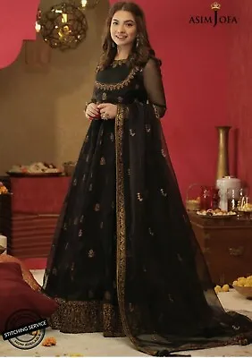 £84.99 • Buy Asim Jofa Original Stitched Eid/wedding/Party Dress Size XL