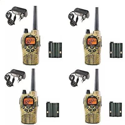 4 Walkie Talkies Midland GXT1050 With Chargers Single And Batteries 50 KMS • $269.71