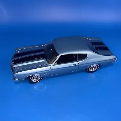 Ertl 1/18 1970 Chevy Chevelle SS Blue Black Stripes • $30