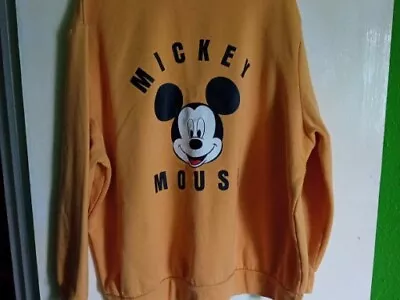 VINTAGE DISNEY MICKEY MOUSE SWEATSHIRT Crew Neck Sweater 2XL UK Size 22/24 • £14.95