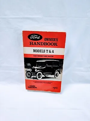 Ford Owner's Handbook Model T & A  Also Fordson Farm Tractor Service Manual • $9.95