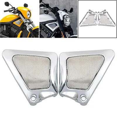 Chrome Left Right Airbox Frame Neck Side Air Intake Cover For Harley V-Rod VRSCA • $26.58