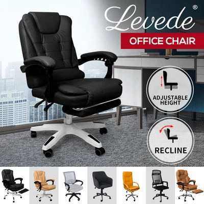 $159.99 • Buy Levede Office Chair Gaming Chairs Computer Recliner Mesh Racing PU Executive