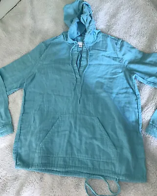 J Jill Cotton Tunic Long Sleeve Size XS Color Blue (104) • $9.99