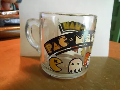 Vintage 1982 Glass Coffee Mug Pac Man Libbey Bally Midway Mfg. Co. • $12.15