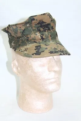 USMC Marine Corps Camouflage Garrison Cap MARPAT Woodland Digital • $17