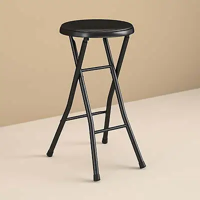 Folding Metal Stool Black • $13.78