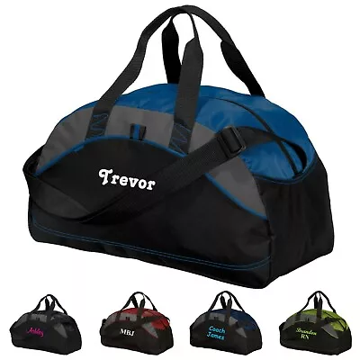 Personalized Groomsmen Gift Duffel Gym Bag Sports Travel Overnight Monogrammed • $15