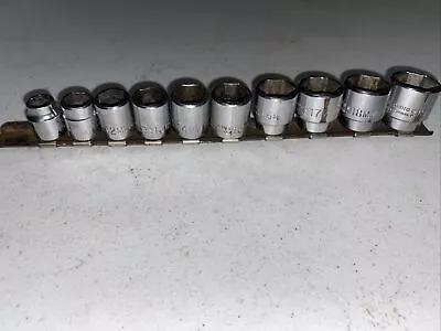 Proto Socket Set 9mm - 19mm Metric 3-8” Drive 6 Point Chrome • $51