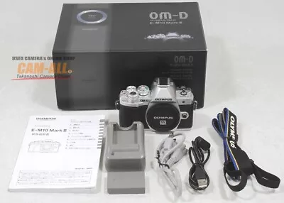 Olympus OM-D E-M10 Mark III Digital Camera Body Only - Silver **Very Good** • $652.30