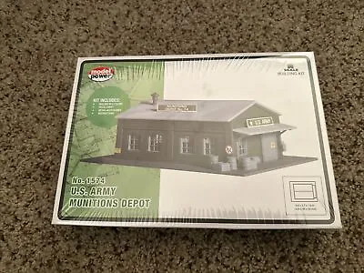 Model-Power US Army Munitions Depot Kit - N Scale Model Railroad Building • $19.64