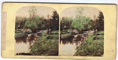 £4 • Buy Stereoview  - View On The River Trent