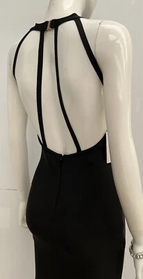 $36 • Buy Black Bandage Dress Size 8 - 10 Bodycon Pencil Midi Sz M Party Special Occasion