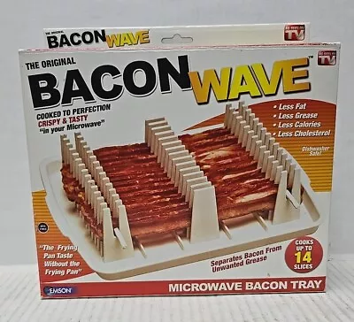 Emson Bacon Wave Microwave Bacon Tray NOS  • $24.99