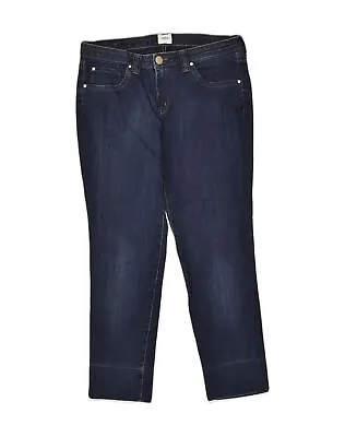 CERRUTI 1881 Womens Slim Jeans W36 L29 Navy Blue Cotton AL02 • £19.15